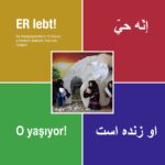 Er lebt! in Deutsch, Türkisch, Persisch, Arabisch